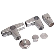 Ống tròn cố định ống nhôm đơn giản móc treo phần cứng phụ kiện kết nối clip hợp kim ống sàn khô - Chốt