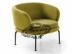 Nhà thiết kế Bắc Âu hiện đại tối giản phong cách trở lại ghế đơn ghế sofa ba chỗ phòng khách kết hợp đồ nội thất tùy chỉnh - Đồ nội thất thiết kế Đồ nội thất thiết kế