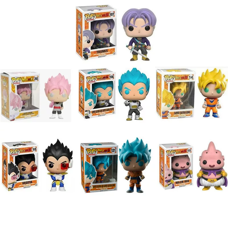 FUNKO POP Dragon Ball Гоку Вегета Бо’s ручная игрушка модель украшение кукла