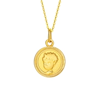 Золотые монеты, ожерелье подходит для мужчин и женщин на день Святого Валентина, подарок на день рождения