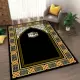 Thảm Qibla, thảm cầu nguyện quỳ, thảm cầu nguyện dân tộc Hồi, tiếng Ả Rập có thể giặt bằng máy ngoại thương Ả Rập Saudi