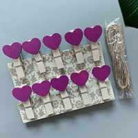 Purple Love Clip (10 установка с конопной веревкой)