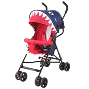 Nhà máy trực tiếp xe đẩy em bé siêu nhẹ di động có thể ngồi bán ô dù trẻ em xe đẩy gấp nhẹ đơn giản - Xe đẩy / Đi bộ