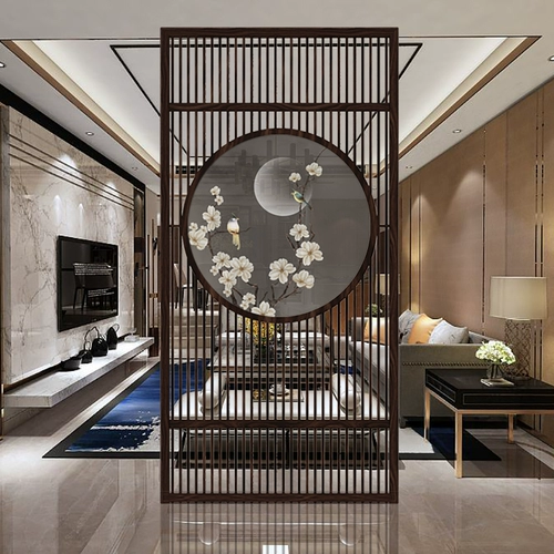 Китайский древний стиль экрана перегородка гостиная стена дзен маленькая квартира вход
