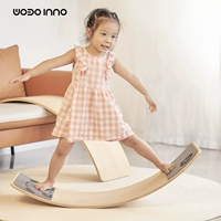 WOBOINNO Детская балансировочная доска, оборудование для развития сенсорики для тренировок, качели, деревянная игрушка в помещении домашнего использования