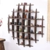 Rắn gỗ giữ tường treo giá trà bộ trà bánh trưng bày đứng kệ tường cổ ấm trà 1,5 m - Trà sứ tách uống trà Trà sứ