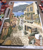 Картина с разрезом мрамора/Романтический Фулл -Хаус (0,1 квадратных метров)