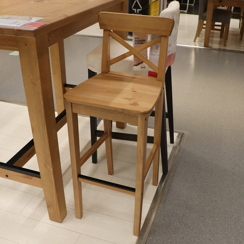 Теплый ikea ikea Back Ball Stool Stool Stool Casual Stool Cassier Cashier Cooling Stool Столовый стул Бесплатная доставка