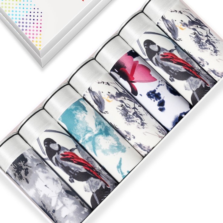 Seven 710 Sets7 strip Gift box Four corners man underpants man underpants men " sunderwearbriefs