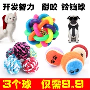 Con chó đồ chơi xung quanh bóng cắn kháng mol đồ chơi bóng mèo con chó đào tạo đồ chơi con chó con mèo đồ chơi vật nuôi
