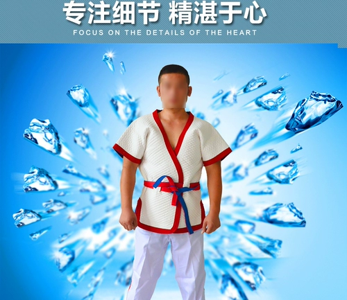 Одежда для борьбы с борьбой по борьбе с борцовой одеждой 褡 Красный синий белый толстый хлопковой борьба одежда