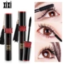 Lắc mạng màu đỏ với cùng màu trang điểm mascara thông minh kết hợp bộ đôi sợi tăng trưởng chất lỏng không thấm nước và mồ hôi mascara trong suốt