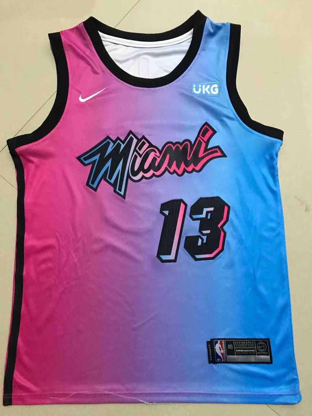 New 13 City Version Of HeatThe heat No. 3 Wade Jersey men and women Basketball clothes No.22 Butler Jersey City Edition Basketball clothes vest