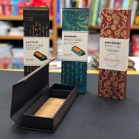 Spot imported PaperBlanks paper stationery box collection box storage magnetic buckle flip retro creative pen box