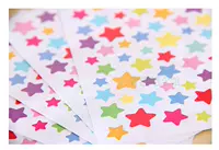 Star Sticker 1 Pack (внутренняя страница декоративной карты)
