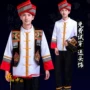 2018 mới Zhuang trang phục của nam giới Miao trang phục dành cho người lớn thiểu số trang phục múa Yi quần áo quần sooc