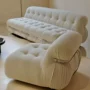 bộ ghế sofa gỗ Tùy 
            Chỉnh Bắc Âu Nhà Thiết Kế Sáng Tạo Hà Mã Sofa Retro Răng Thép Giày Lười Lười Mới Đơn Giản Ghế Sofa Đơn sofa giường gỗ thông minh