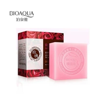 Boquanya Plant Rose Oil Soap Xà phòng Handmade Xà phòng chăm sóc da Làm sạch da Chăm sóc da Xà phòng dầu 100g - Tinh dầu điều trị tinh dầu xông mặt