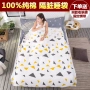 Khách sạn du lịch bẩn túi ngủ người lớn cotton siêu nhẹ ngoài trời khách sạn cầm tay trên tấm vải bông đôi túi ngủ cho bé sơ sinh