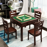 Сплошное дерево Полностью автоматическое маджонгское стол двойное использование Машина Маджонг тихий дом Машина Маджонг Китайский шахмат и карточный стол маджонг