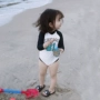 Đồ bơi trẻ em gái Xiêm dài tay áo cô gái kem chống nắng dễ thương đồ bơi Hàn Quốc trẻ em đại dương bé đồ bơi áo bơi trẻ em