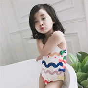 Đồ bơi cho trẻ em Bé gái Cô bé Đồ bơi Cô bé Xiêm Cô bé dễ thương Công chúa nhỏ Hàn Quốc Đồ bơi Spa