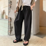 Костюм, штаны, делается под заказ, свободный крой, высокая талия, большой размер, по фигуре