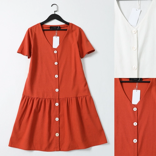 H 19052314 Tanfos tanfos Испанский стиль v -neck pure color systrased prode