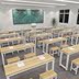 Bàn học sinh lớp một bàn nghệ thuật bàn nghệ thuật kéo dài bàn đào tạo bàn ghế - Nội thất giảng dạy tại trường Nội thất giảng dạy tại trường