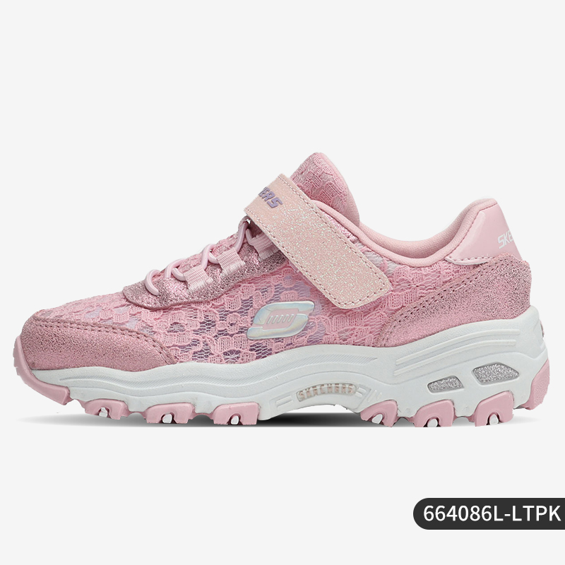 664086L-LTPKSkechers / Sketch quality goods Girls' shoes 2021 Spring and summer new pattern Lace Parenting Panda shoes Daddy shoes