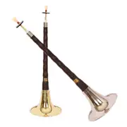 Trumpet Thổi 唢呐 Tây Tạng Tongqin Exorcist Brass Cụ Lớn Trung bình và Nhỏ D Đinh Vàng Bát 8 (Sử dụng cho người mới bắt đầu) - Nhạc cụ dân tộc