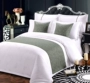 Khăn trải giường khách sạn 2018 khăn trải giường chính xác cao vải lanh cờ hiện đại tối giản phong cách giường cuối giường các mẫu ga trải giường đẹp
