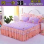Một mảnh giường ngủ ren bedspread váy trượt 1.5m1.8x2.0 * 2,2m Hàn Quốc mùa hè ren bộ bảo vệ tay - Váy Petti giường váy