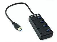 Trung tâm USB 3.0HUB với bộ chuyển đổi độc lập Một đến bốn bộ mở rộng Trung tâm đa giao diện máy tính xách tay - USB Aaccessories sạc micro