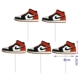 Trang trí bánh bóng rổ Trang trí giày Mini Sneakers Giày hộp cắm nam Boy God Net Red Slam Dunk Trang trí - Trang trí nội thất