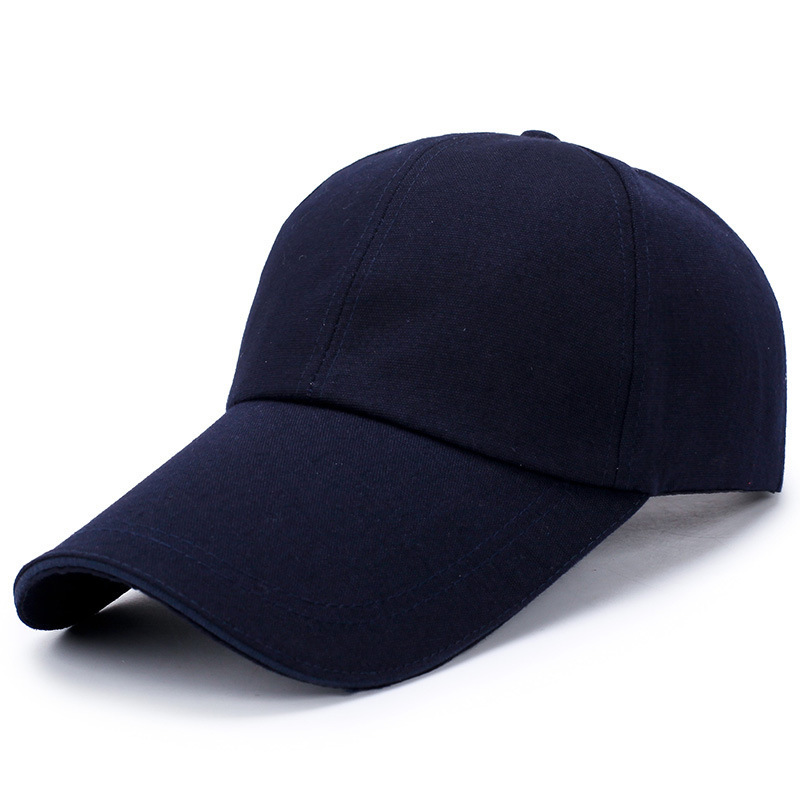 Light Plate Solid NavyHat male tide black peaked cap Korean version Versatile man summer Baseball cap female ins Chaopai leisure time Sun hat
