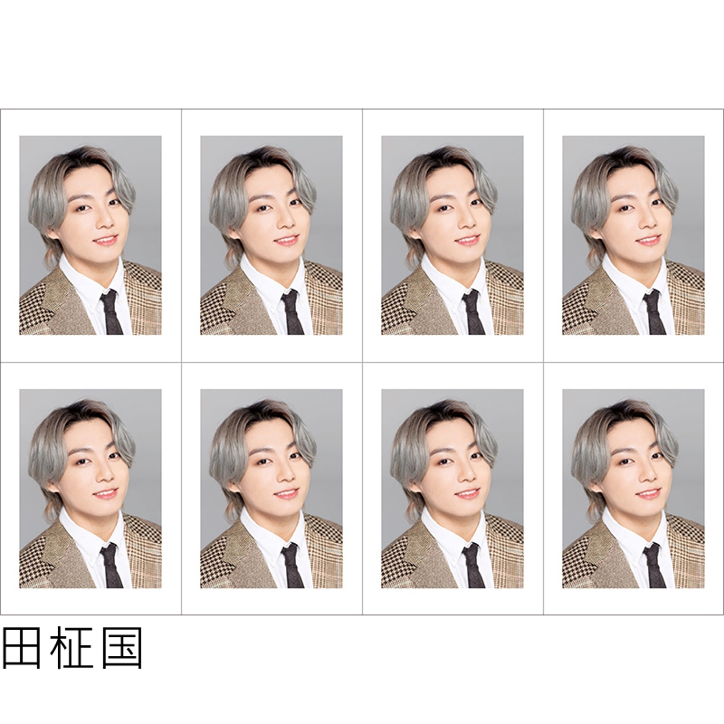 Tian MinguoBulletproof Youth League FESTA8THANNIVERSARY8  periphery Same One inch ID Photo