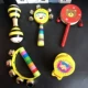 rattle trống gỗ trẻ sơ sinh chuỗi chuông trẻ em chuông đồ chơi rattle maracas 0-3-6-12 bé