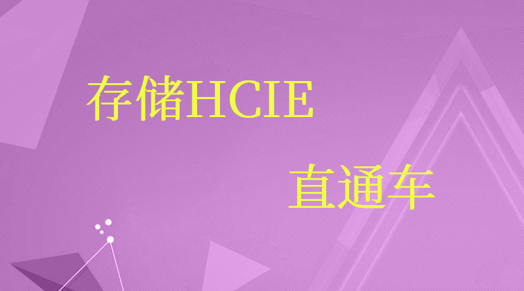 存储HCIE直通车