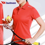 Áo thun nữ tay ngắn của Butnon bart 2018 hè mới diện áo thun thể thao với cổ áo sơ mi 8164 - Áo polo thể thao