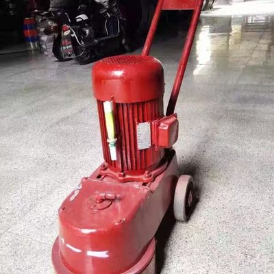 手推式小型水磨石机打磨金刚石磨块头220v水泥地地砖抛光机器350