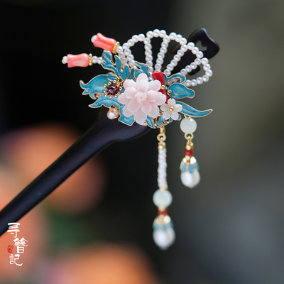 taobao agent Genuine design retro hairgrip, Chinese hairpin, cheongsam, Hanfu, hair accessory with tassels