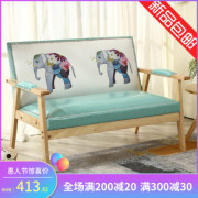 Đơn giản phòng khách đồ nội thất ghế sofa khu vực nghỉ ngơi hộp chân tắm shop nhỏ sofa vải sofa phòng khách sạn - FnB Furniture