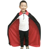 Детский двойной слой черный и красный плащ (ведущий)