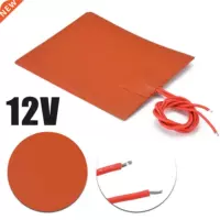12V DC 60x60mm 10W Flexible Waterproof Silicon Heater Pad F