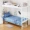 Ký túc xá sinh viên tấm kẻ sọc màu xanh và trắng màu xanh đơn giản sọc đơn mảnh 1,1 m giường đơn - Khăn trải giường