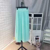 Xiaobao Abby 2018 mới khí của phụ nữ thời trang hoang dã hai lớp chống ánh sáng váy 7-28-1 chân váy nữ