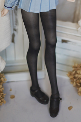 taobao agent + mitto+ bjd/dd black transparent meat thin pantyhose Japanese imported material socks 3 minutes and 4 points