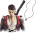 Devil May Cry 3 Dante Virgil Màu xanh đỏ Vòng cổ Cosplay Anime Game Prop Spot - Cosplay Cosplay