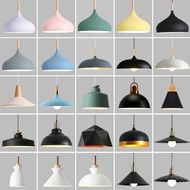 đèn thả mái vòm Bắc Âu Nhà Hàng Đèn Chùm Lẩu Đầu Đơn Khách Sạn Hiệu Cắt Tóc Thương Mại Cửa Hàng Trà Sữa Siêu Thị Phong Cách Công Nghiệp Chụp Đèn Cá Tính đèn treo phòng khách đèn led thả trần